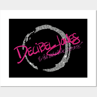 Decibel Jones & The Absolute Zeroes (Pink) Posters and Art